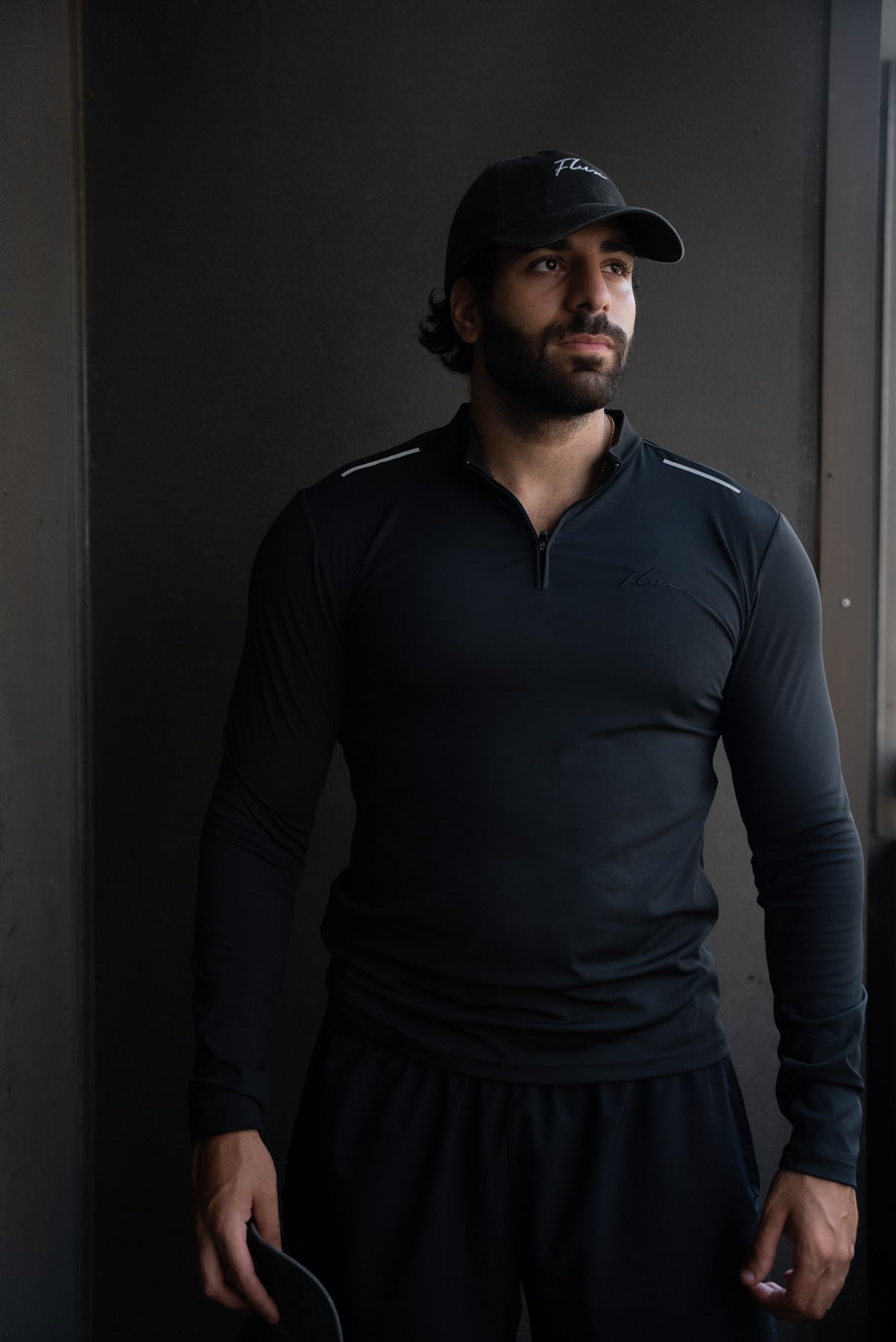 1/4 Quarter Zip Black Compression CLAIM NOW