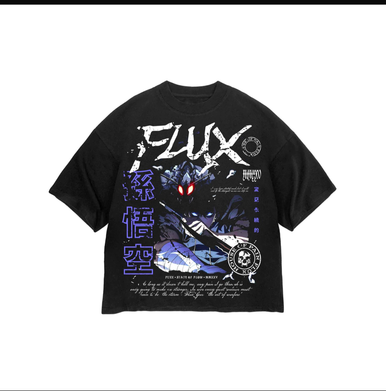 SHADOW ASCENSION Anime graphic tee