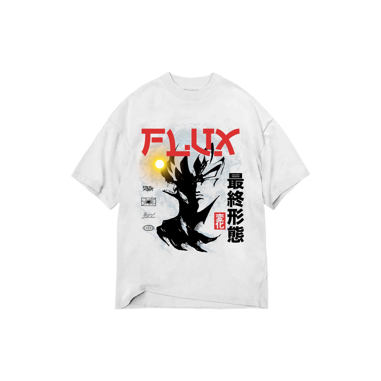 "Half Light & Half Dark" Anime Graphic T-Shirt Flux Anime