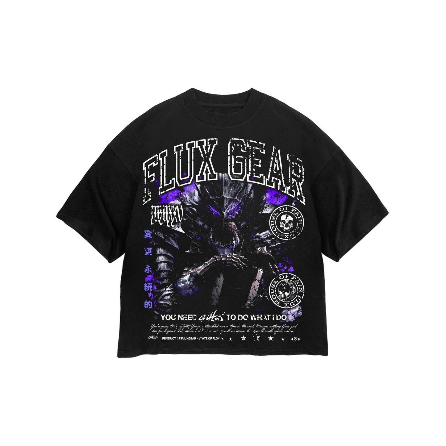 "BLACK SWORD" Anime Graphic Tee