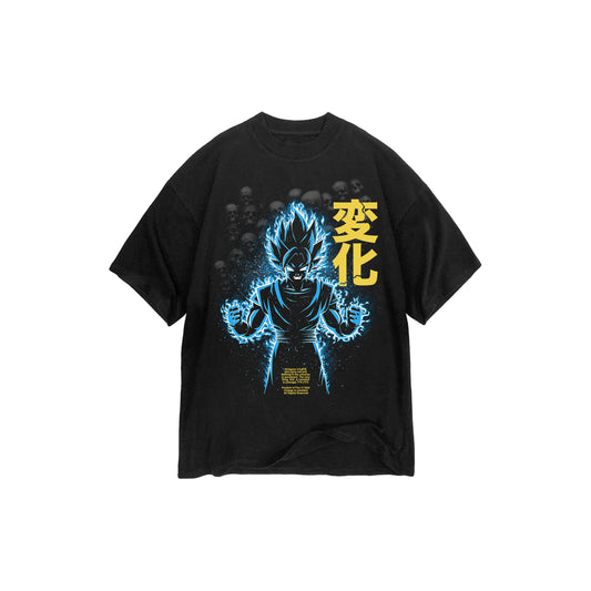 "SAYAN" Anime Graphic T-Shirt Flux Anime